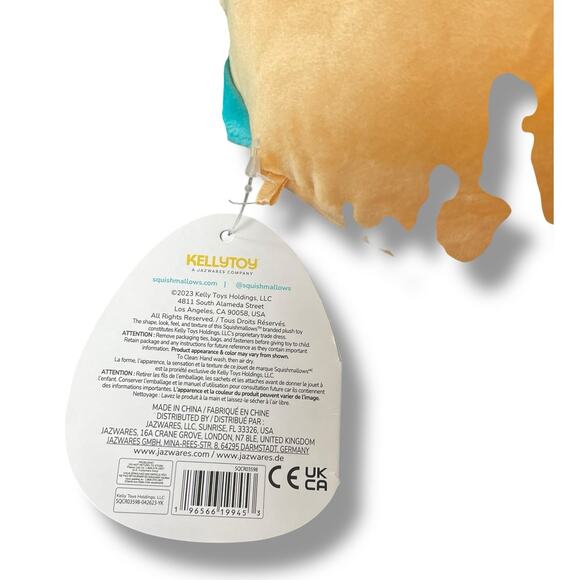 Squishmallows Erissa Blueberry Pop Tart Pastry Stuffed Animal Nursery Gift 6" - Picture 4 of 9